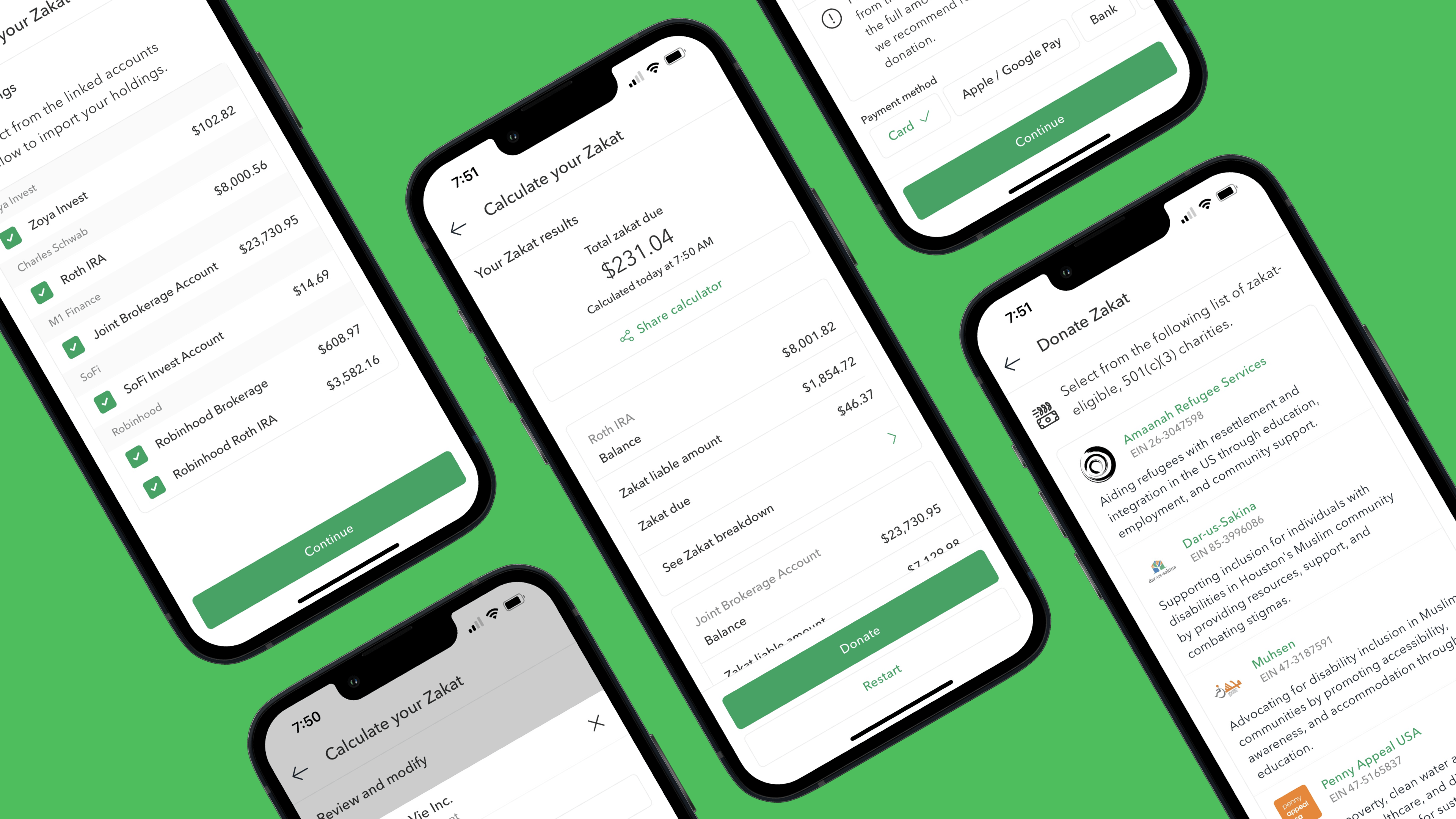Zoya Islamic Finance App interface